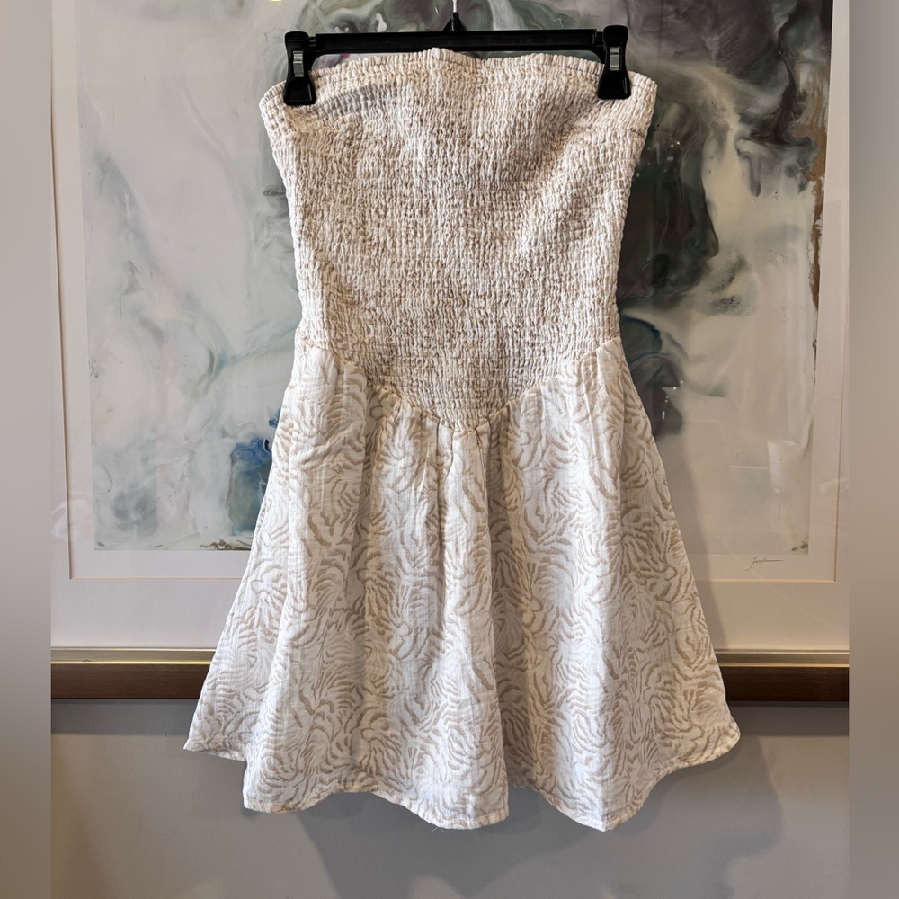Universal Thread Smocked Top Tube Dress 100% Cotton Size Small